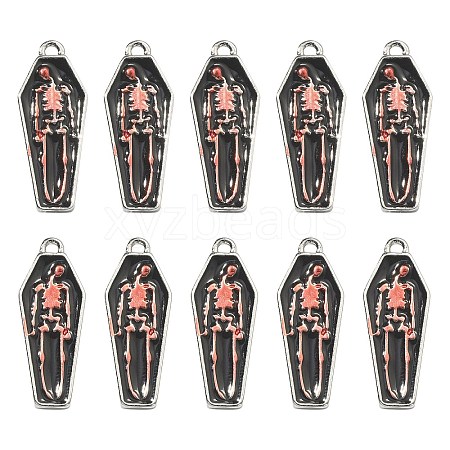Alloy Enamel Pendants ENAM-CJC0021-01-1