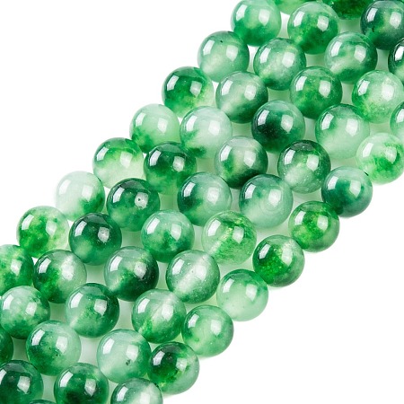 Natural Malaysia Jade Beads Strands G-A146-8mm-C19-1