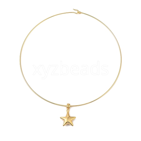 Brass Charm Bangles BJEW-Q350-04A-G-1