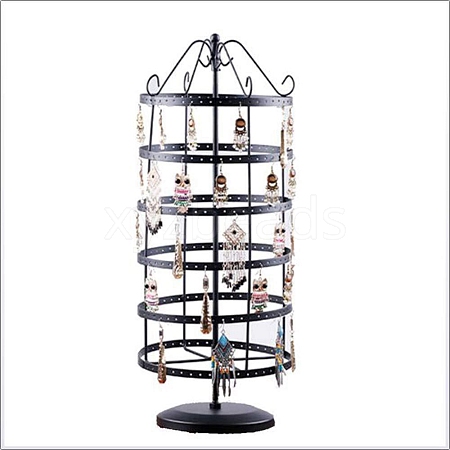 6-Tier Rotatable Iron Earring Display Towers PW-WG73263-01-1