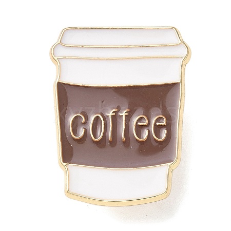 Cooffee Enamel Pins JEWB-D279-09G-1