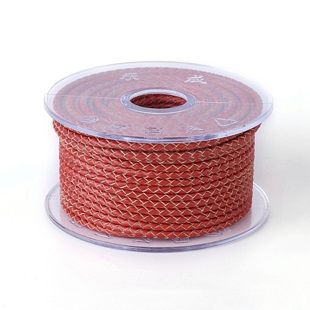 Braided Cowhide Cord WL-I004-3mm-D-20-1