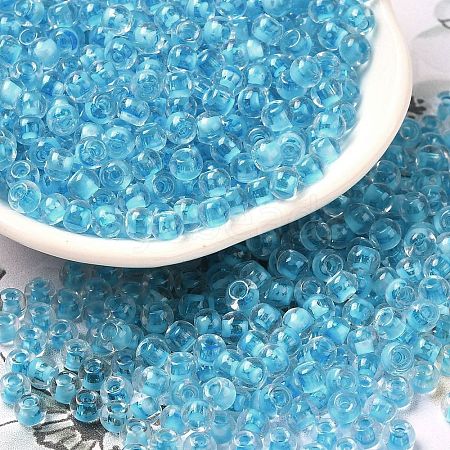 Transparent Glass Round Seed Beads SEED-B001-05A-19-1