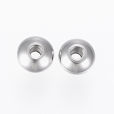 Tarnish Resistant 201 Stainless Steel Spacer Beads STAS-H410-12P-B-1