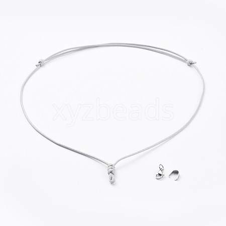 Adjustable Korean Waxed Polyester Cord Necklace Making AJEW-JB00510-03-1