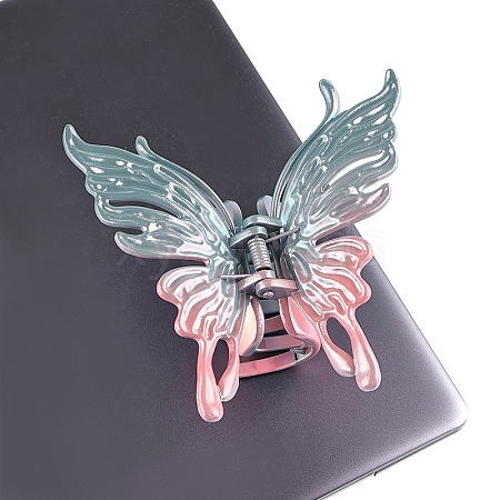 Butterfly Plastic Claw Hair Clips PW-WG8F52A-01-1