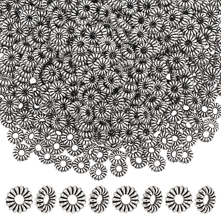 600Pcs Tibetan Style Alloy Beads TIBEB-HY0001-19-1