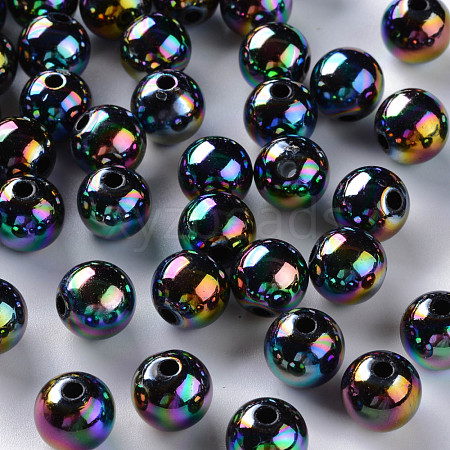 Opaque Acrylic Beads MACR-S370-D10mm-S002-1