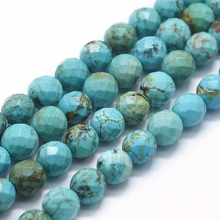 Natural Howlite Beads Strands X-G-D0012-01C-1