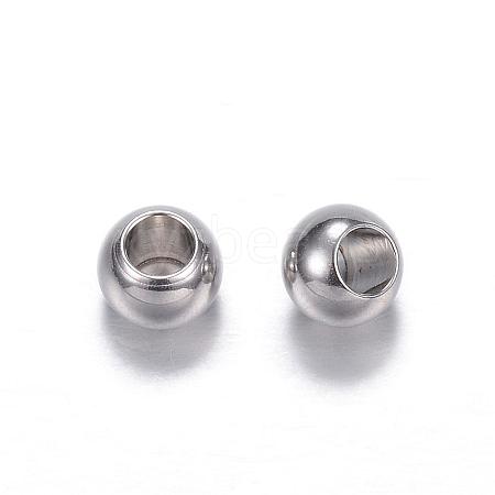 Tarnish Resistant 201 Stainless Steel Beads STAS-D447-35B-1