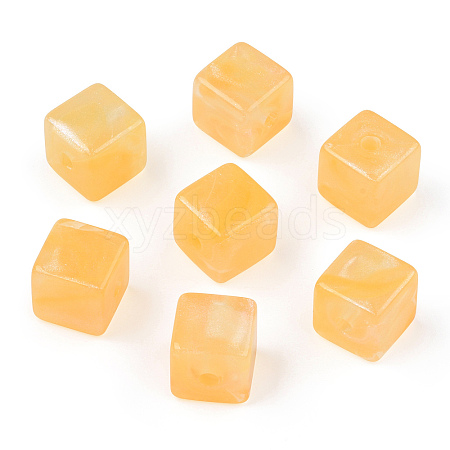 Opaque Acrylic Beads OACR-E014-18B-1