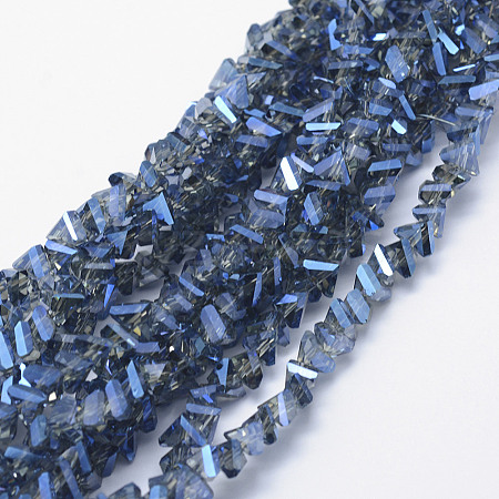 Electroplate Glass Beads Strands LS-EGLA-J143-B-FR01-1