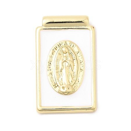Brass Enamel Pendants KK-L262-28G-A02-1