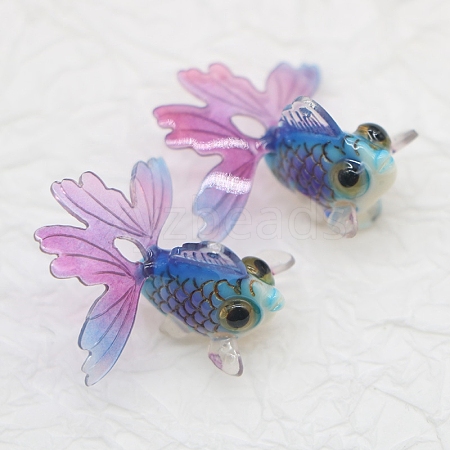 Translucent Resin Pendants PW-WG53035-11-1