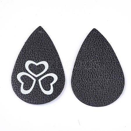 PU Leather Big Pendants LS-FIND-S311-007A-B-1