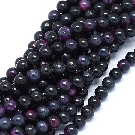 Natural Dyed Jade Beads Strands G-F601-A34-1