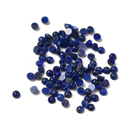 Natural Lapis Lazuli Dome/Half Round Cabochons G-G037-01B-03-1