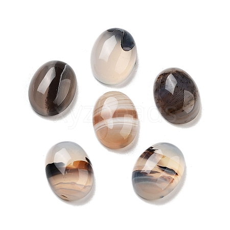 Natural Dendritic Agate Cabochons G-G145-01B-57-1