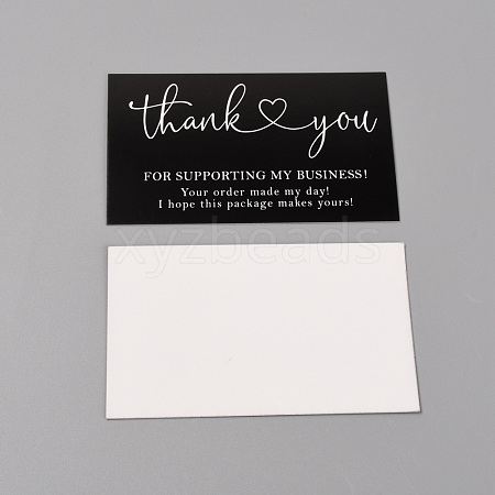 Thank You Theme Paper Card DIY-WH0246-71D-1