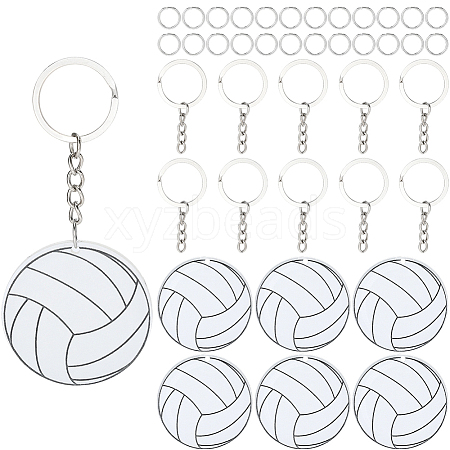 DIY Keychain Making Kits DIY-SP0007-38E-1