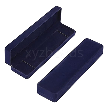 Velvet Jewelry Necklace Box CON-YWC0001-06-1