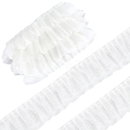 5 Yards Double Polyester Lace Trim for Sewing Decoration OCOR-GF0005-06E-1