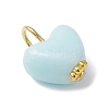 Opaque Polystyrene Plastic Pendants PALLOY-JF04353-02-4