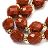 Natural Red Jasper Beads Strands G-N342-52-4