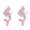 Alloy Enamel Pendants X-ENAM-N054-021D-4