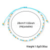 12Pcs Adjustable Summer Seed Beaded Bracelets Sets JD5080-4