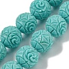 Synthetic Coral Carved Beads Strands CORA-I023-02-1