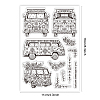 Custom Summer Theme PVC Plastic Clear Stamps DIY-WH0631-0096-8