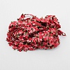 Flower Polyester Trim Ribbon OCOR-WH0057-18F-1