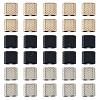 SUPERFINDINGS 30Pcs 3 Colors Zinc Alloy Slide Charms FIND-FH0008-74-1