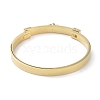Vacuum Plating Ring with Square 304 Stainless Steel Bangles BJEW-G700-04G-3