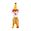 Handmade Lampwork Clown Display Decorations LAMP-Q005-12E-1