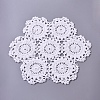 Woven Crochet Coasters Table Mats DIY-WH0157-19-1