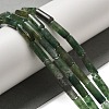 Natural Moss Agate Beads Strands G-U010-A07-01-2