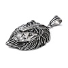 304 Stainless Steel Big Pendants STAS-F333-01AS-2