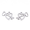 Non-Tarnish 201 Stainless Steel Charms STAS-S081-090-2