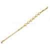 Flat Round Links Bracelet & Necklace Jeweley Sets BJEW-S121-04-4