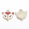 Alloy Enamel Charms X-PALLOY-P118-28-2