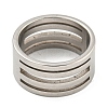 Non-Tarnish 304 Stainless Steel Rings RJEW-A034-10P-2