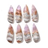 Natural Amethyst Lace Agate Pendants G-A244-07D-1