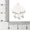 Baking Paint Zinc Alloy with Resin Pendant FIND-Z038-01E-3