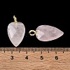 Natural Rose Quartz Pendants GG-CBA9F30-01A-3