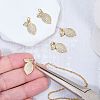 5Pcs Brass Micro Pave Cubic Zirconia Pendants ZIRC-SZ0005-34-6