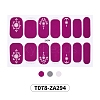 Glitter Nail Wraps Polish Decal Strips MRMJ-T078-ZA294-2