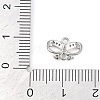 Brass Micro Pave Clear Cubic Zirconia Connector Charms KK-L219-07P-3