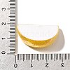 Electroplate UV Plating Opaque Fruit Resin Cabochons CRES-U004-03H-3